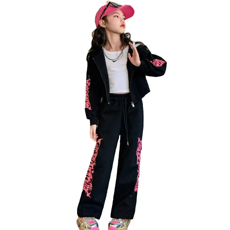 Teenage Girls Clothing Set Letter Hooded Zipper Jacket + Pants 2Pcs Suits Fashion 2024 Spring Autumn Child Streetwear Tracksuits
Teenage Girls Clothing Set Letter Hooded Zipper Jacket + Pants 2Pcs Suits Fashion 2024 Spring Autumn Child Streetwear Tracksuits