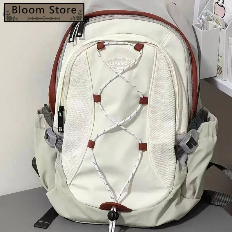 Women Casual Outdoor Traveling Rucksacks Korean Fashion Vintage Students Backpacks Contrast Color Sweet Y2k Aesthetic Schoolbags
Women Casual Outdoor Traveling Rucksacks Korean Fashion Vintage Students Backpacks Contrast Color Sweet Y2k Aesthetic Schoolbags