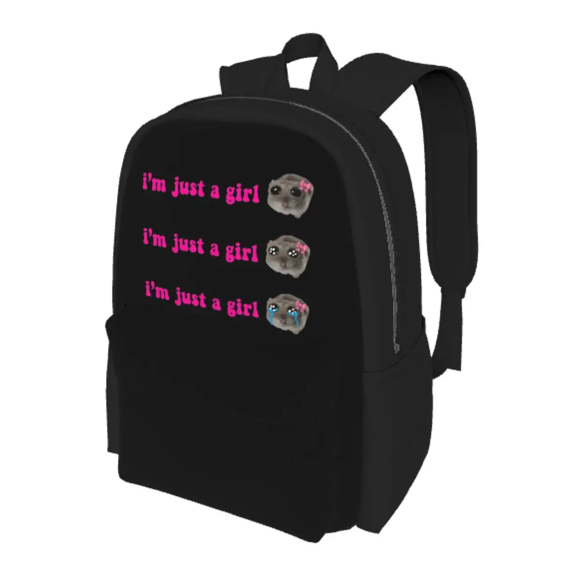 Sad Hamster Meme Student Backpack School Bag Hiking Travel Daypack for Boys Girls Bookbag Shoulder Bags
Sad Hamster Meme Student Backpack School Bag Hiking Travel Daypack for Boys Girls Bookbag Shoulder Bags