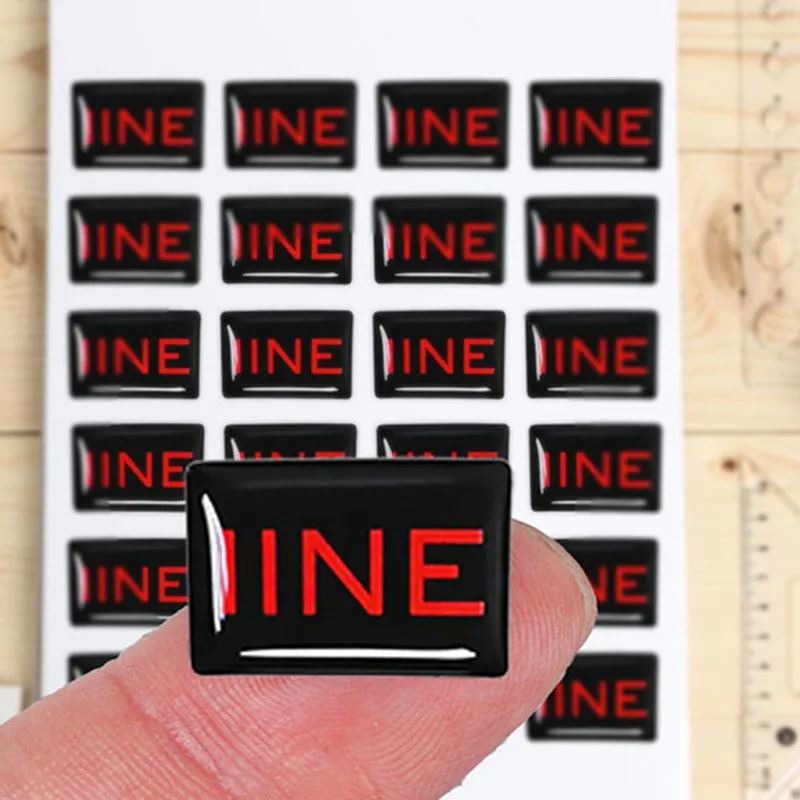 Customized Waterproof PVC 3D Dome Resin Stickers Personal Name Rectangle Logo Decoration Labels with Your Own Design
Customized Waterproof PVC 3D Dome Resin Stickers Personal Name Rectangle Logo Decoration Labels with Your Own Design