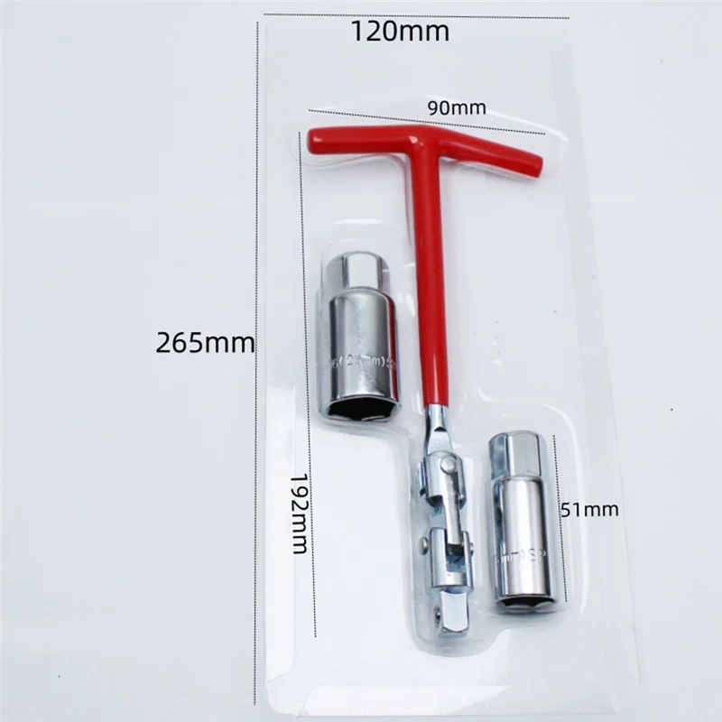 A02M-Car Tool Kit T-Handle Wrench 16Mm/18Mm/21Mm Spark Plug Removal Tool Socket Wrench For Motorcycle Repairing
A02M-Car Tool Kit T-Handle Wrench 16Mm/18Mm/21Mm Spark Plug Removal Tool Socket Wrench For Motorcycle Repairing