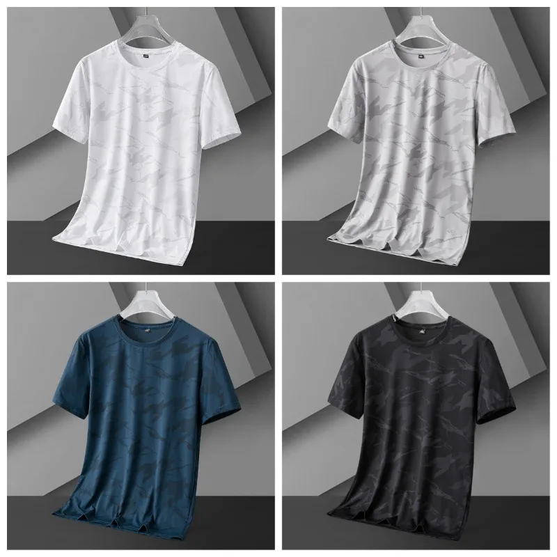 Summer Outdoor Comprehensive Training Ice Silk Quick Drying Short Sleeved T-shirt Lightweight Breathable Couple Casual T-shirt
Summer Outdoor Comprehensive Training Ice Silk Quick Drying Short Sleeved T-shirt Lightweight Breathable Couple Casual T-shirt