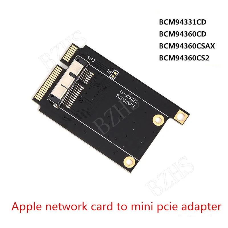 Мини PCI-E к беспроводной Wi-Fi карте с линейной беспроводной картой BCM94331CD BCM94360CD BCM94360CSAX BCM94360CS2 к Мини pci-e адаптеру
Мини PCI-E к беспроводной Wi-Fi карте с линейной беспроводной картой BCM94331CD BCM94360CD BCM94360CSAX BCM94360CS2 к Мини pci-e адаптеру