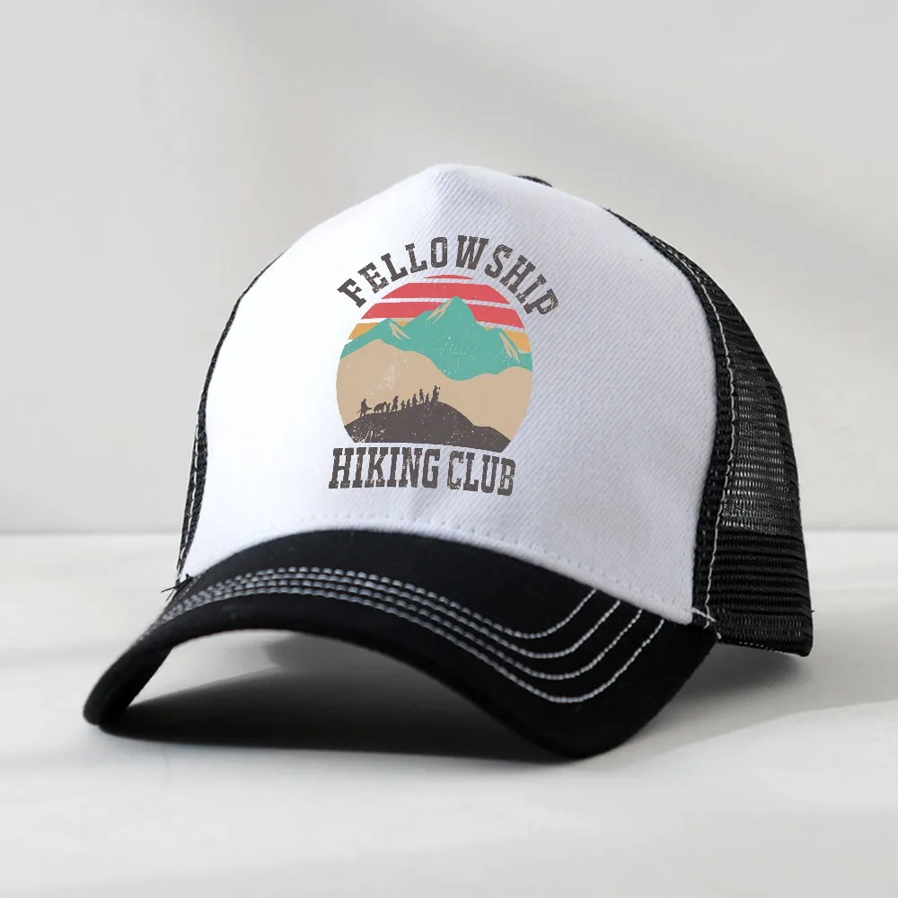 Men's Fellowship Hiking Club Mordor L-Lords Of The R-Rings hat Adjustable Outdoor Sport hat cool mesh breathable Trucker hats
Men's Fellowship Hiking Club Mordor L-Lords Of The R-Rings hat Adjustable Outdoor Sport hat cool mesh breathable Trucker hats