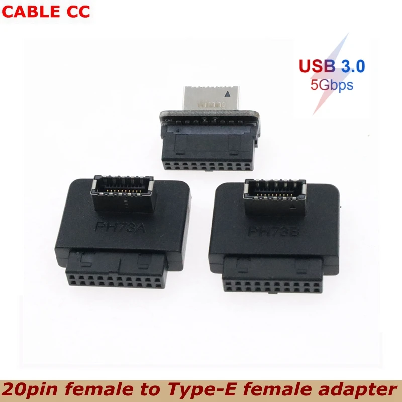 19-контактный внутренний разъем USB3.0 к USB 3.1/3.2 Type-C, передний адаптер Type-E, 20-контактный на 19-контактный преобразователь для материнской платы ПК
19-контактный внутренний разъем USB3.0 к USB 3.1/3.2 Type-C, передний адаптер Type-E, 20-контактный на 19-контактный преобразователь для материнской платы ПК