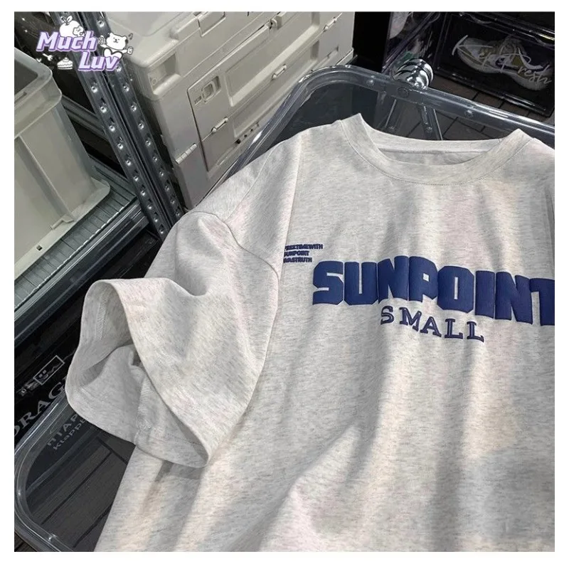 Minimalist Letter Printed T-shirted for Men and Women Summer Fashion Trend Casual Comfy Pure Cotton Couple Short Sleeve Top Ins
Minimalist Letter Printed T-shirted for Men and Women Summer Fashion Trend Casual Comfy Pure Cotton Couple Short Sleeve Top Ins