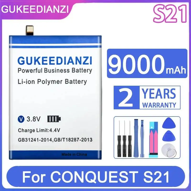 Аккумулятор для мобильного телефона Conquest S21, высокая емкость 9000 мАч, надежная мощность
Аккумулятор для мобильного телефона Conquest S21, высокая емкость 9000 мАч, надежная мощность