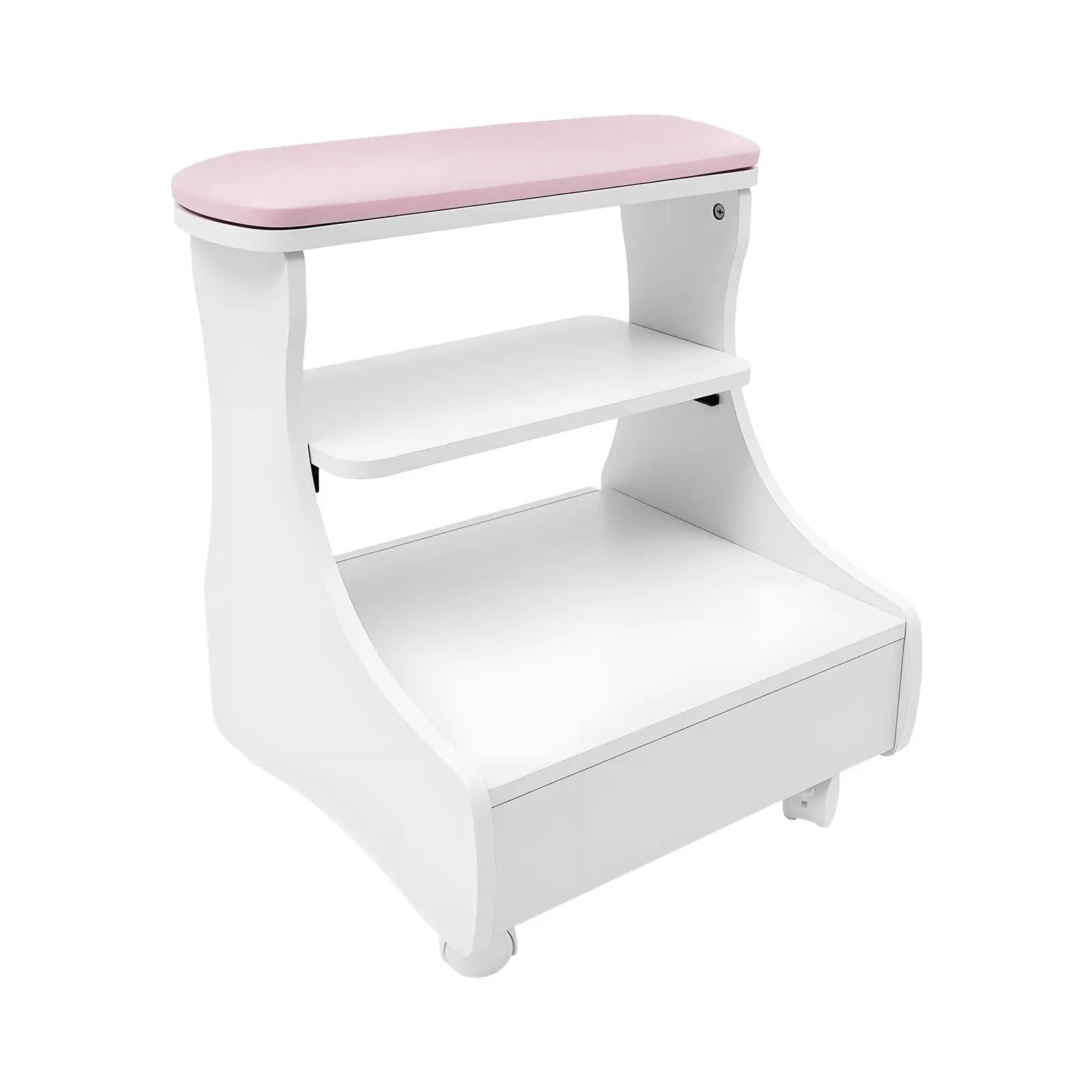 Portable Pedicure Foot Rest with Wheels - Home Beauty Manicure Footrest, Bath Stool, Spa Cart, Nail Stand, Massage Station - Sal
Portable Pedicure Foot Rest with Wheels - Home Beauty Manicure Footrest, Bath Stool, Spa Cart, Nail Stand, Massage Station - Sal