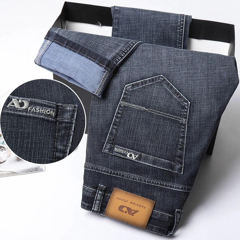 2026 Brand New Men Straight Blue Gray Jeans Business Fashion Classic Style Cotton Stretch Denim Pants Male Brand Trousers
2026 Brand New Men Straight Blue Gray Jeans Business Fashion Classic Style Cotton Stretch Denim Pants Male Brand Trousers