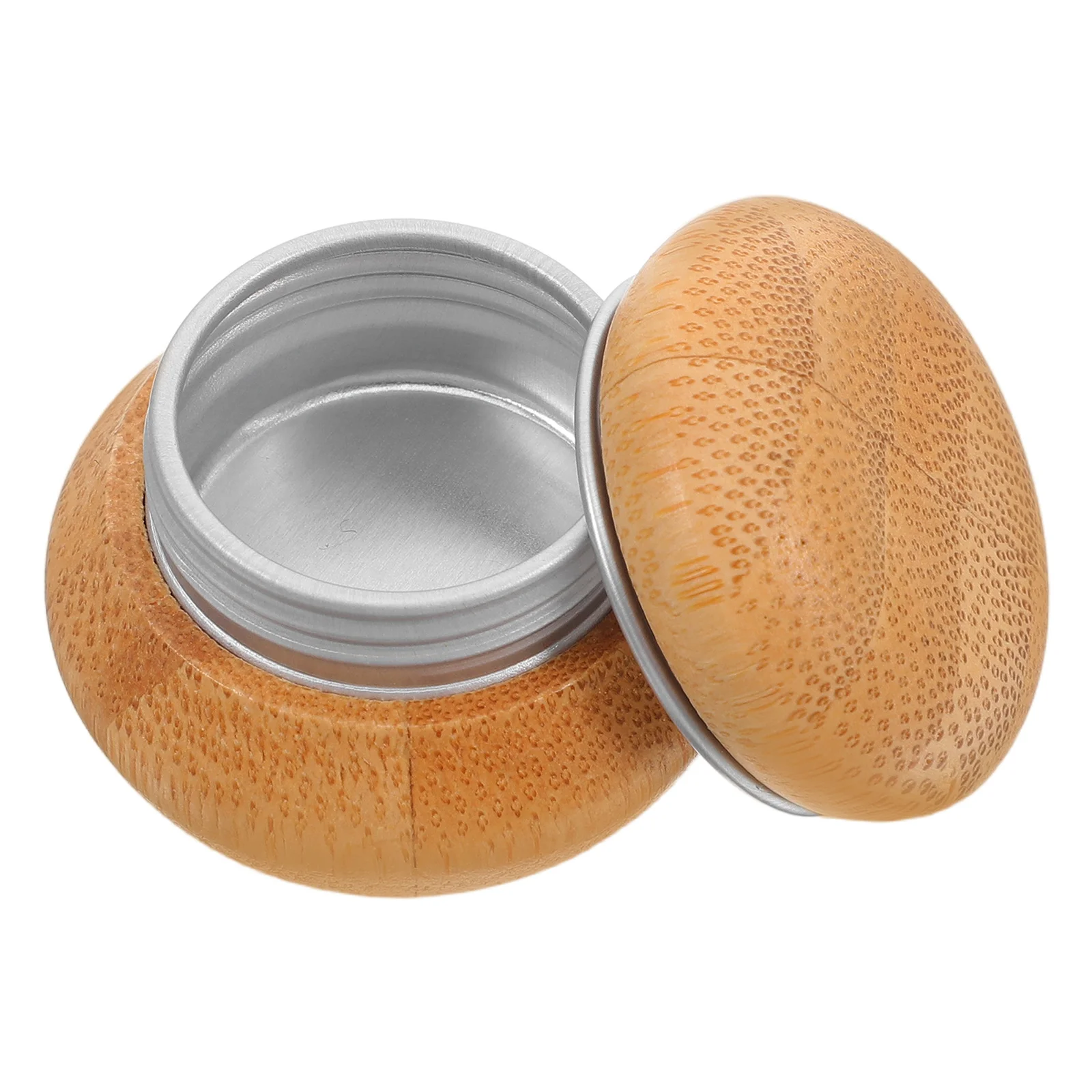 Bamboo Balm Empty Vials Mini Tin Metal Jar Metal Sample Jars Lotion Cream Container Durable Retro Portable Storage Solution
Bamboo Balm Empty Vials Mini Tin Metal Jar Metal Sample Jars Lotion Cream Container Durable Retro Portable Storage Solution