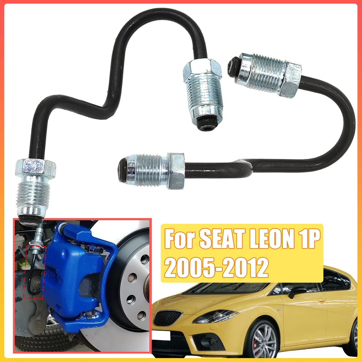 Car Rear Brake Pipes Lines Hoses Fittings to Caliper Pair Left & Right Replacement Accessories For SEAT LEON 1P 2005-2011 2012
Car Rear Brake Pipes Lines Hoses Fittings to Caliper Pair Left & Right Replacement Accessories For SEAT LEON 1P 2005-2011 2012