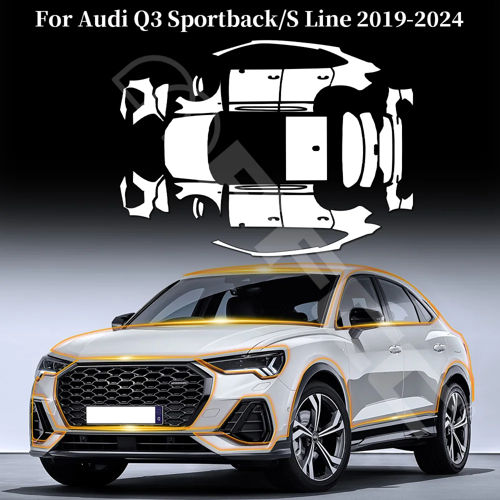 Pre-cut PPF For Audi Q3 Sportback S Line 2019-2024 Anti-Scratch TPU Car Paint Protection Film Clear Bra Resistant Invisible Kit
Pre-cut PPF For Audi Q3 Sportback S Line 2019-2024 Anti-Scratch TPU Car Paint Protection Film Clear Bra Resistant Invisible Kit