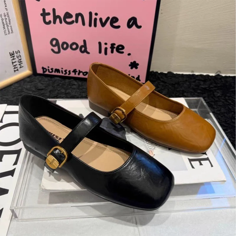 Flats Square Toe Sandals Women Mary Jane Shoes Loafers Leather Shoes Woman Summer 2025 Brand Sport Sneakers Work Sandalias Mujer
Flats Square Toe Sandals Women Mary Jane Shoes Loafers Leather Shoes Woman Summer 2025 Brand Sport Sneakers Work Sandalias Mujer