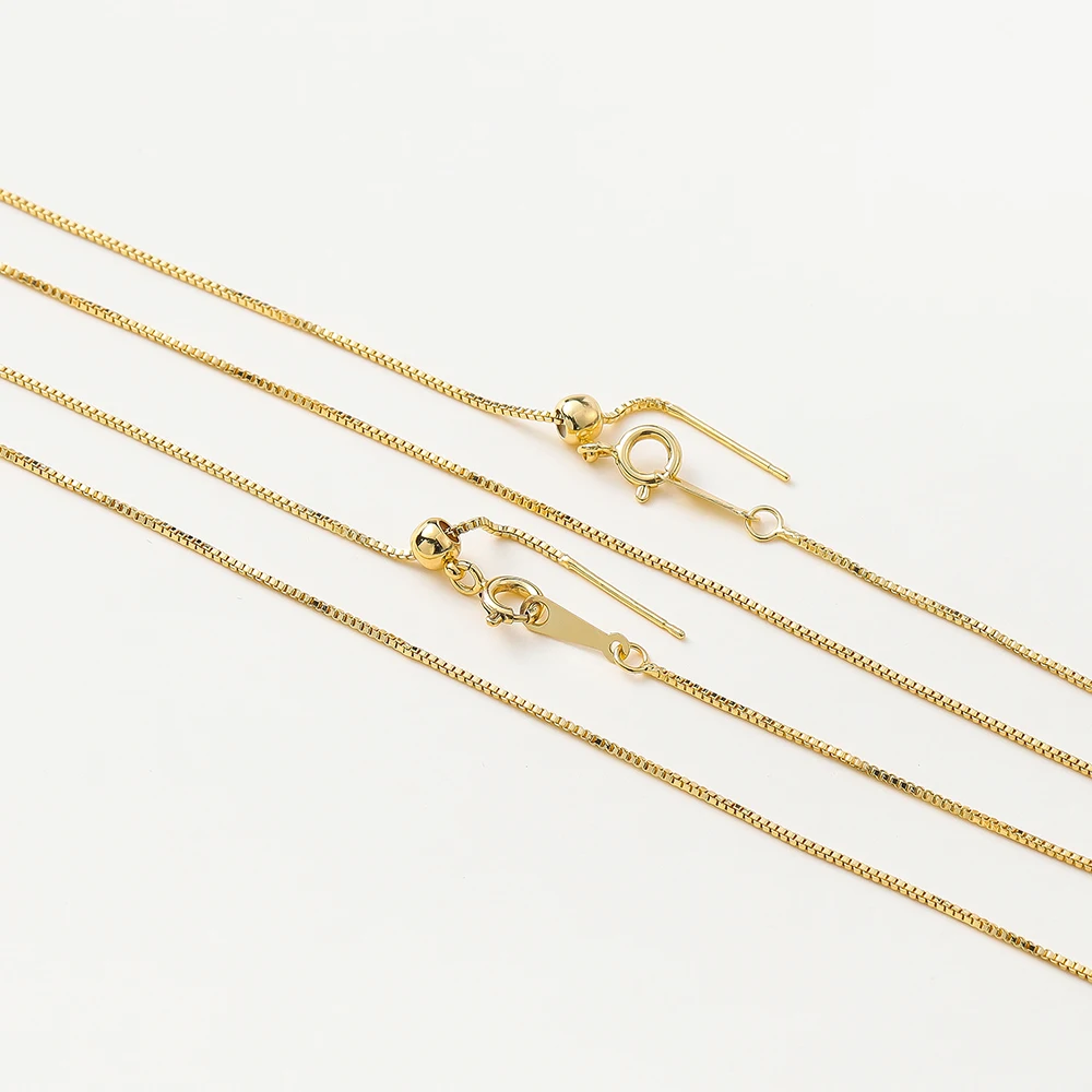 2pcs/bag 48cm 14K/18K Gold Plated Venice Adjustable Necklace Chain For Women Fashion Classic Pendant Chain DIY Jewelry Making
2pcs/bag 48cm 14K/18K Gold Plated Venice Adjustable Necklace Chain For Women Fashion Classic Pendant Chain DIY Jewelry Making