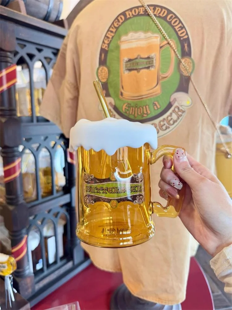 Beijing Film Park Souvenirs Magic Academy Butter Beer Glass with Lid Straw Mug Gift for Friends
Beijing Film Park Souvenirs Magic Academy Butter Beer Glass with Lid Straw Mug Gift for Friends