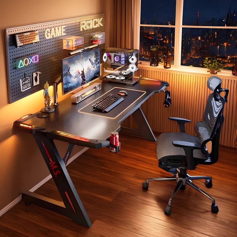 Quality Design Computer Desks Creativity Modern Gaming Light Luxury Light Luxury Console Ergonomic Escritorios Trendy Furniture
Quality Design Computer Desks Creativity Modern Gaming Light Luxury Light Luxury Console Ergonomic Escritorios Trendy Furniture