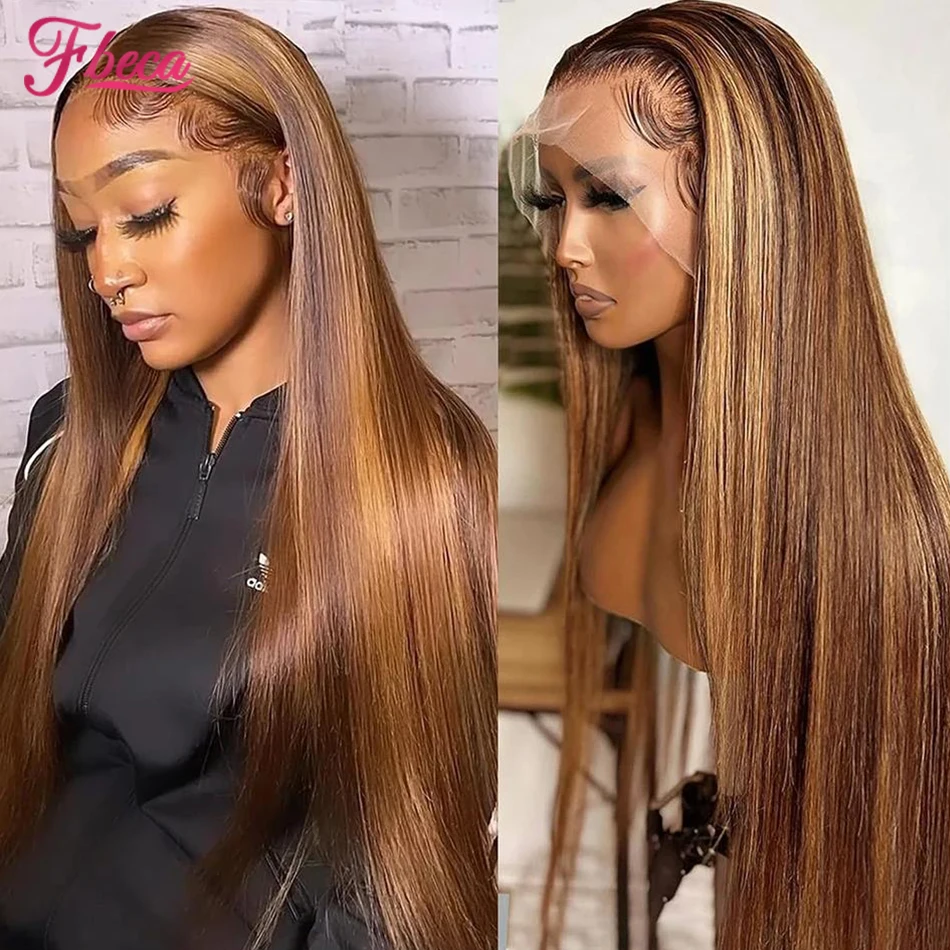 30 32 Inch Highlight Ombre Lace Frontal Wig Straight 13x4 13x6 Lace Front Human Hair Wigs 4/27 Colored 4x4 Lace Closure Wigs
30 32 Inch Highlight Ombre Lace Frontal Wig Straight 13x4 13x6 Lace Front Human Hair Wigs 4/27 Colored 4x4 Lace Closure Wigs
