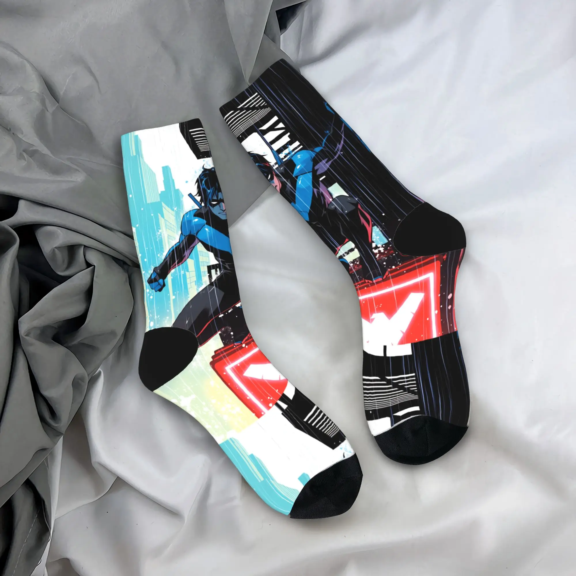 Мужские носки Dicks Nightwing Graysons, чулки, зимние кавайные качественные носки с узором, нескользящие носки для занятий спортом на открытом воздухе
Мужские носки Dicks Nightwing Graysons, чулки, зимние кавайные качественные носки с узором, нескользящие носки для занятий спортом на открытом воздухе