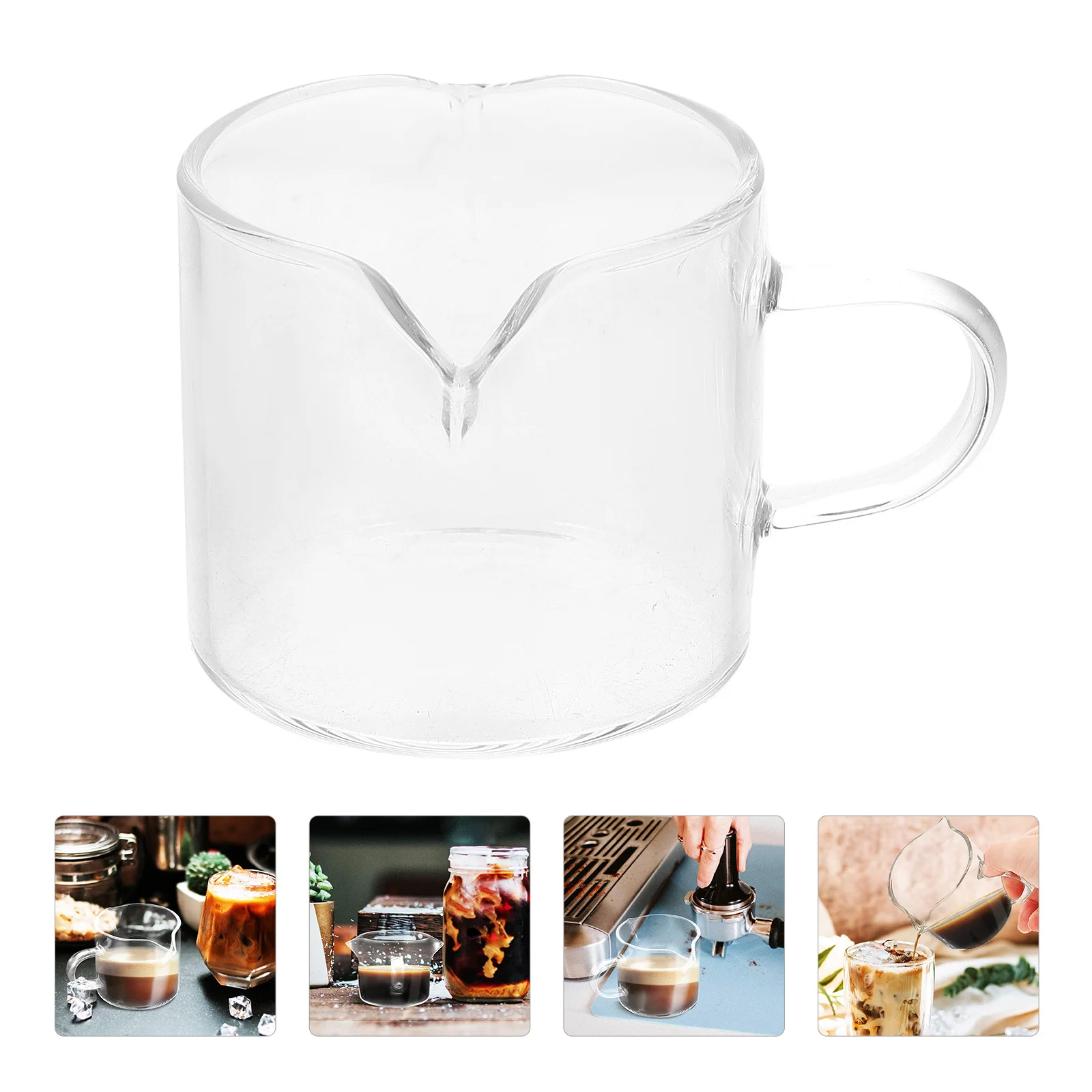 Transparent Multi-Function Creamer Pitcher Household Milk Cup Wear-Resistant Milk Accessory for Coffee Ice Cream 
Transparent Multi-Function Creamer Pitcher Household Milk Cup Wear-Resistant Milk Accessory for Coffee Ice Cream