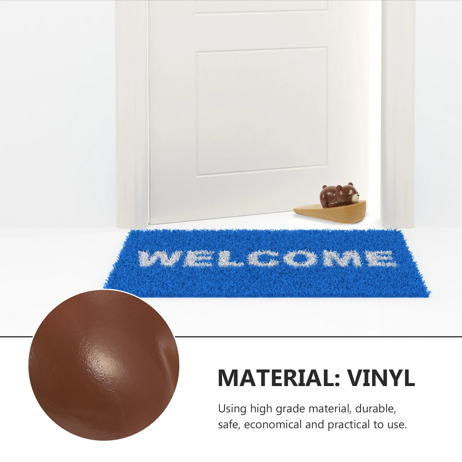 Door Wedge Stopper Animal Design Non-Skid Vinyl Door Stop Protector for Home Safety Anti-Collision Economical
Door Wedge Stopper Animal Design Non-Skid Vinyl Door Stop Protector for Home Safety Anti-Collision Economical