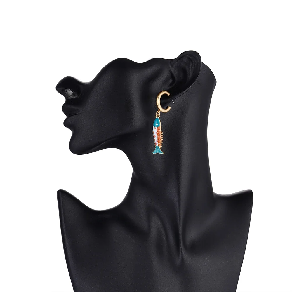 Peace and Freedom Design Indian Color Elements French minority Earrings 2024 Sky Blue Metal Fish Earrings
Peace and Freedom Design Indian Color Elements French minority Earrings 2024 Sky Blue Metal Fish Earrings