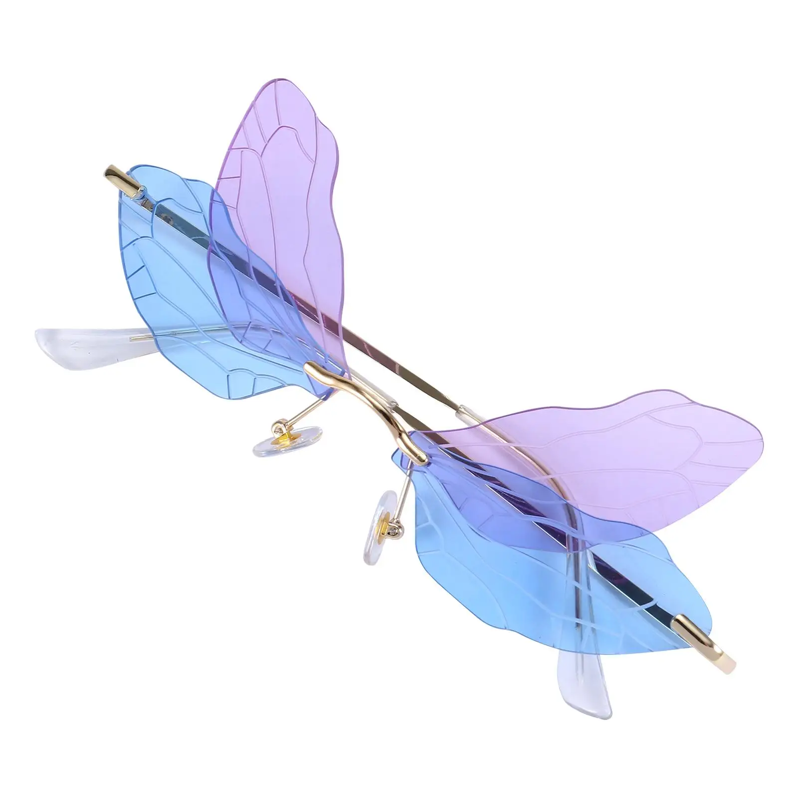 Sunglasses Dragonfly Wing Shape PC Metal Frameless Eyewear Beach Party Daily Life Fashion Accessories Gifts
Sunglasses Dragonfly Wing Shape PC Metal Frameless Eyewear Beach Party Daily Life Fashion Accessories Gifts
