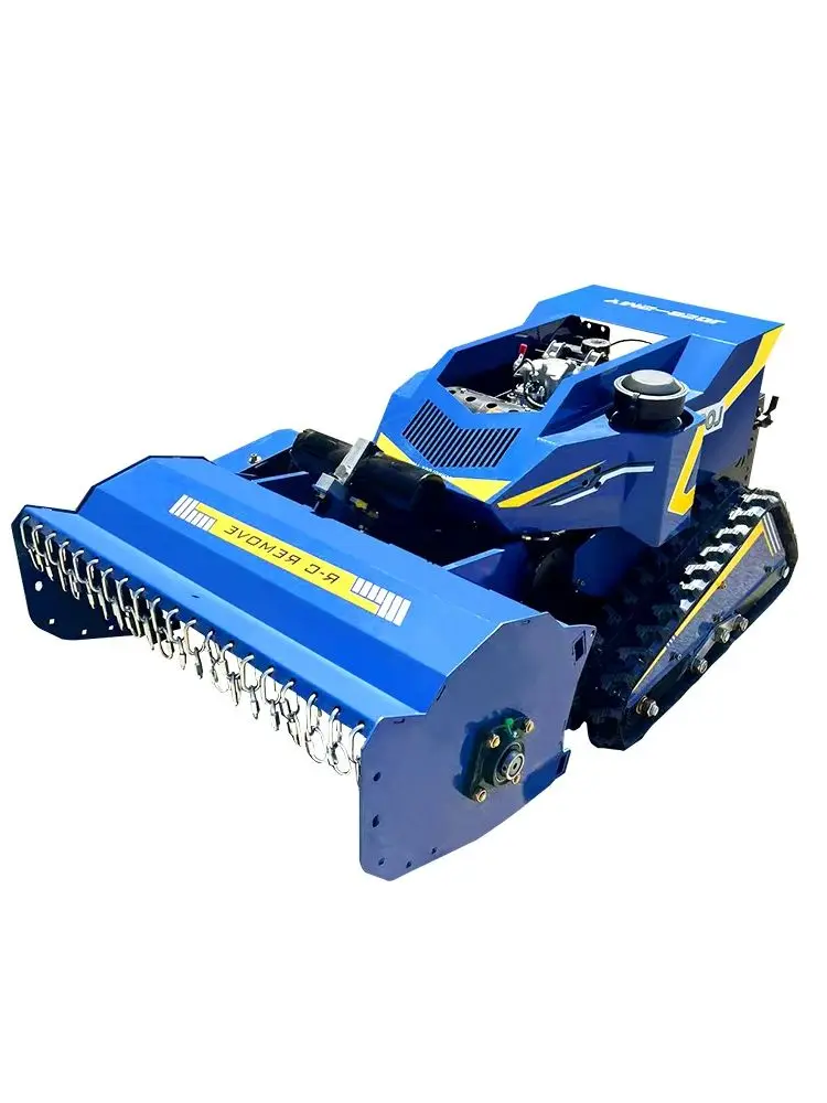 Customized Diesel/Gas Engine Small Robot Grass Cutter Cutting Width 800mm 1000mm Remote Control Crawler Flail Mower
Customized Diesel/Gas Engine Small Robot Grass Cutter Cutting Width 800mm 1000mm Remote Control Crawler Flail Mower