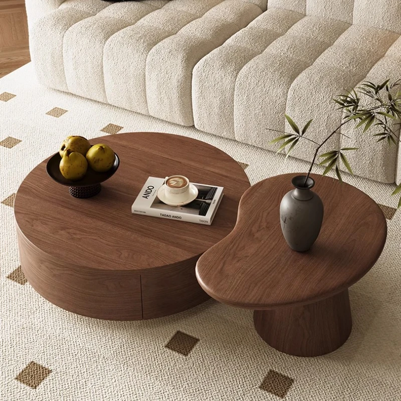Modern Round Coffee Center Sedentary Table Living Room Light Luxury Style High-end Retro Small Apartment Home Decor Furniture
Modern Round Coffee Center Sedentary Table Living Room Light Luxury Style High-end Retro Small Apartment Home Decor Furniture