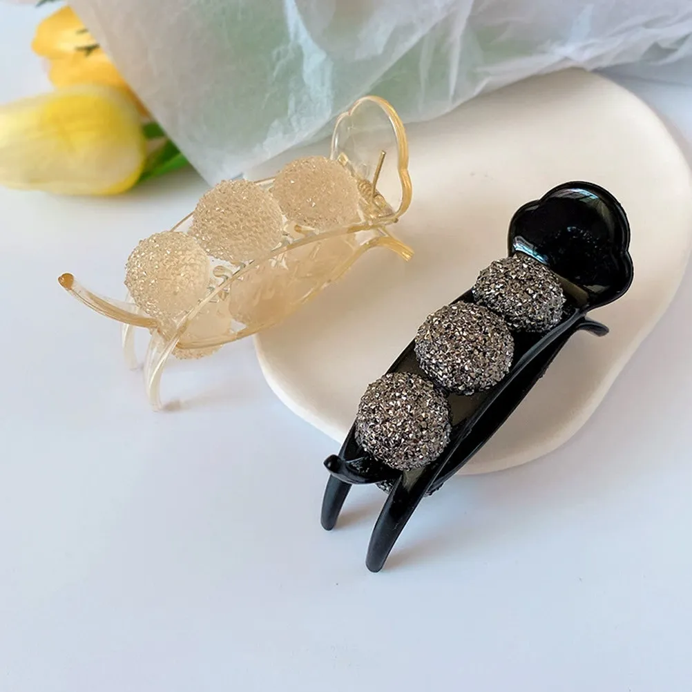 4Pcs Acrylic Rhinestone Hair Claw Clip Stylish Bun Clip for Women Secure Hold Hair Jaw Clamp for Daily Party Wedding Use
4Pcs Acrylic Rhinestone Hair Claw Clip Stylish Bun Clip for Women Secure Hold Hair Jaw Clamp for Daily Party Wedding Use