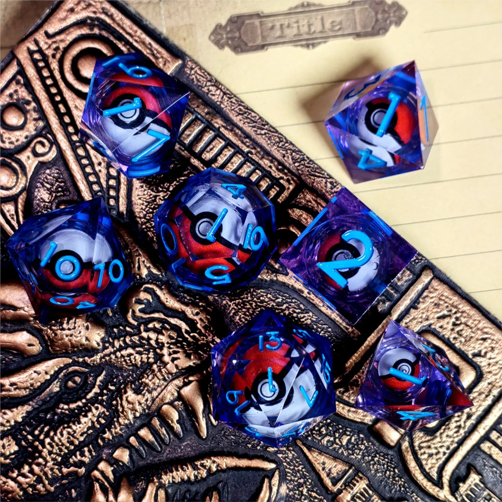 Набор кубиков DnD со сферой эльфа, многогранник из 7 предметов, светло-фиолетовые игральные кости, используется для настольной игры «Дракон, ролевая игра»
Набор кубиков DnD со сферой эльфа, многогранник из 7 предметов, светло-фиолетовые игральные кости, используется для настольной игры «Дракон, ролевая игра»