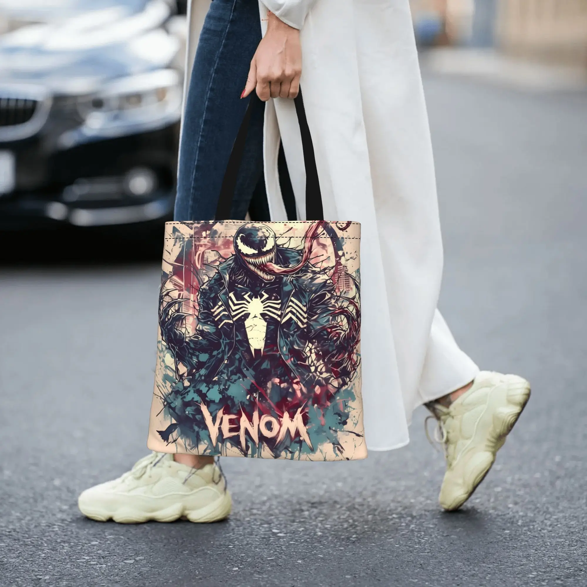 2026 women's bag Venom Reusable Double Sided Canvas Tote Bag Shoulder Marvel Handbag
2026 women's bag Venom Reusable Double Sided Canvas Tote Bag Shoulder Marvel Handbag