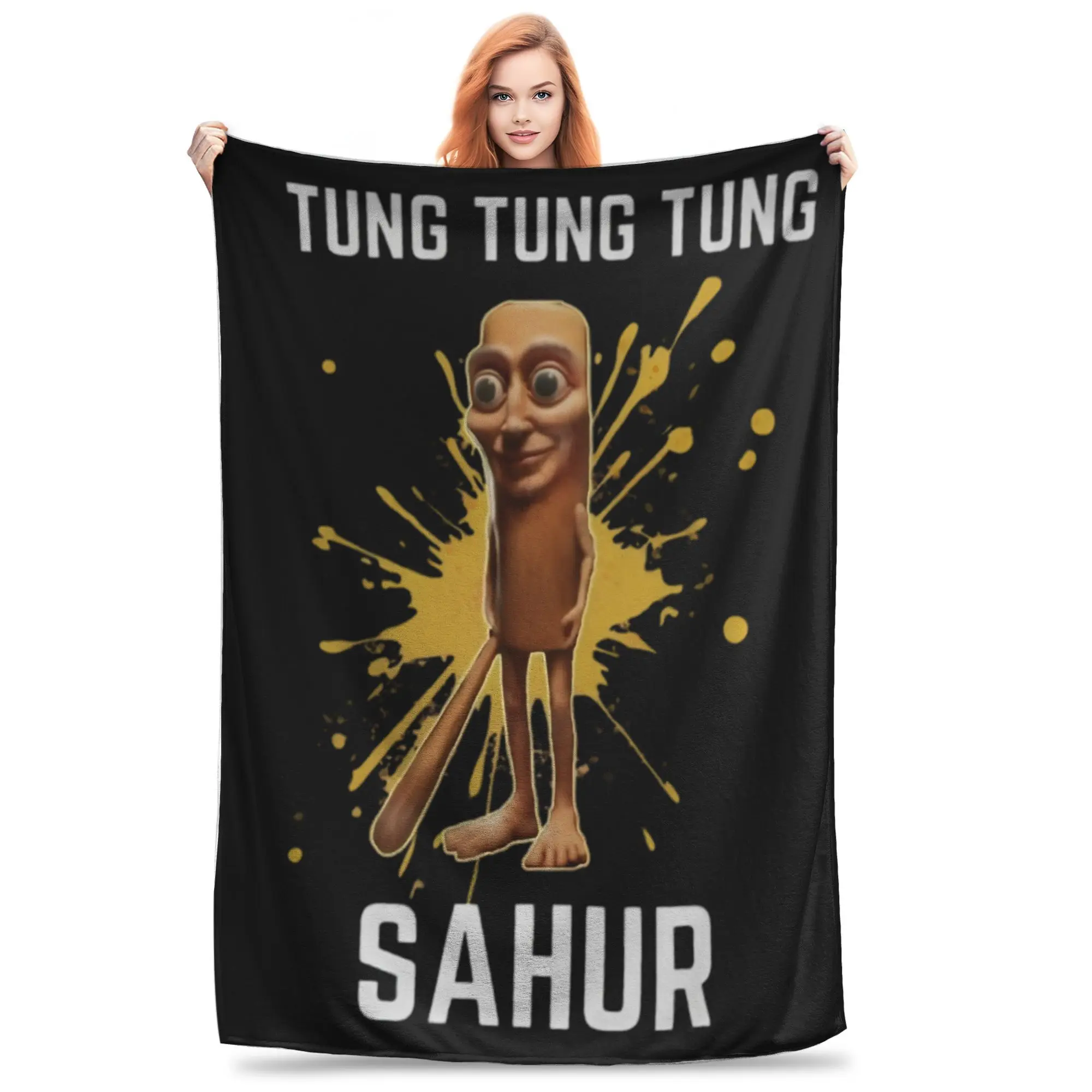 Tung Tung Tung Sahur Blankets Fleece Decoration Italian Brainrot Meme Multi-function Super Soft Throw Blanket Plush Thin Quilt
Tung Tung Tung Sahur Blankets Fleece Decoration Italian Brainrot Meme Multi-function Super Soft Throw Blanket Plush Thin Quilt