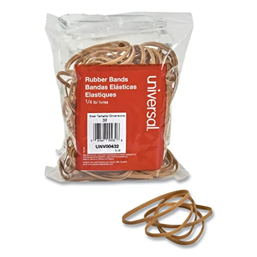 Rubber Bands Size 32 3 x 1/8 205 Pack Black Durable Elastic Ideal for Office and Craft Use
Rubber Bands Size 32 3 x 1/8 205 Pack Black Durable Elastic Ideal for Office and Craft Use