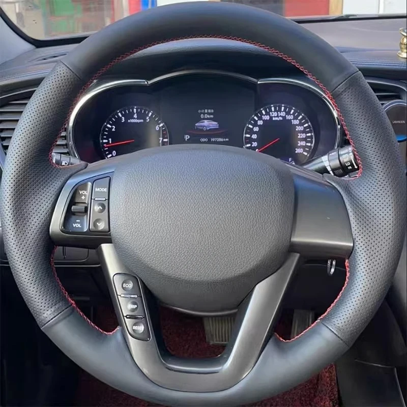 Для моделей Kia K5 11-12, сшитый вручную чехол на руль, легкий и дышащий, модификация с полным покрытием, дизайн
Для моделей Kia K5 11-12, сшитый вручную чехол на руль, легкий и дышащий, модификация с полным покрытием, дизайн