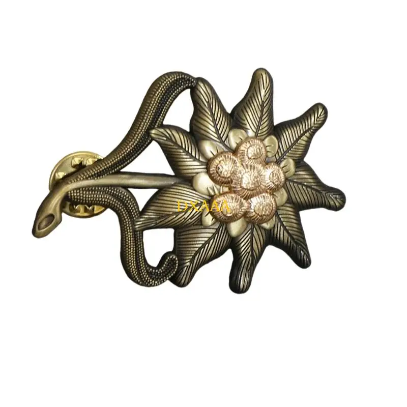 DXAA German Armys 2w II Edelwise Badge Patriotic Jewelry Metal Pin Brooches for Hats
DXAA German Armys 2w II Edelwise Badge Patriotic Jewelry Metal Pin Brooches for Hats