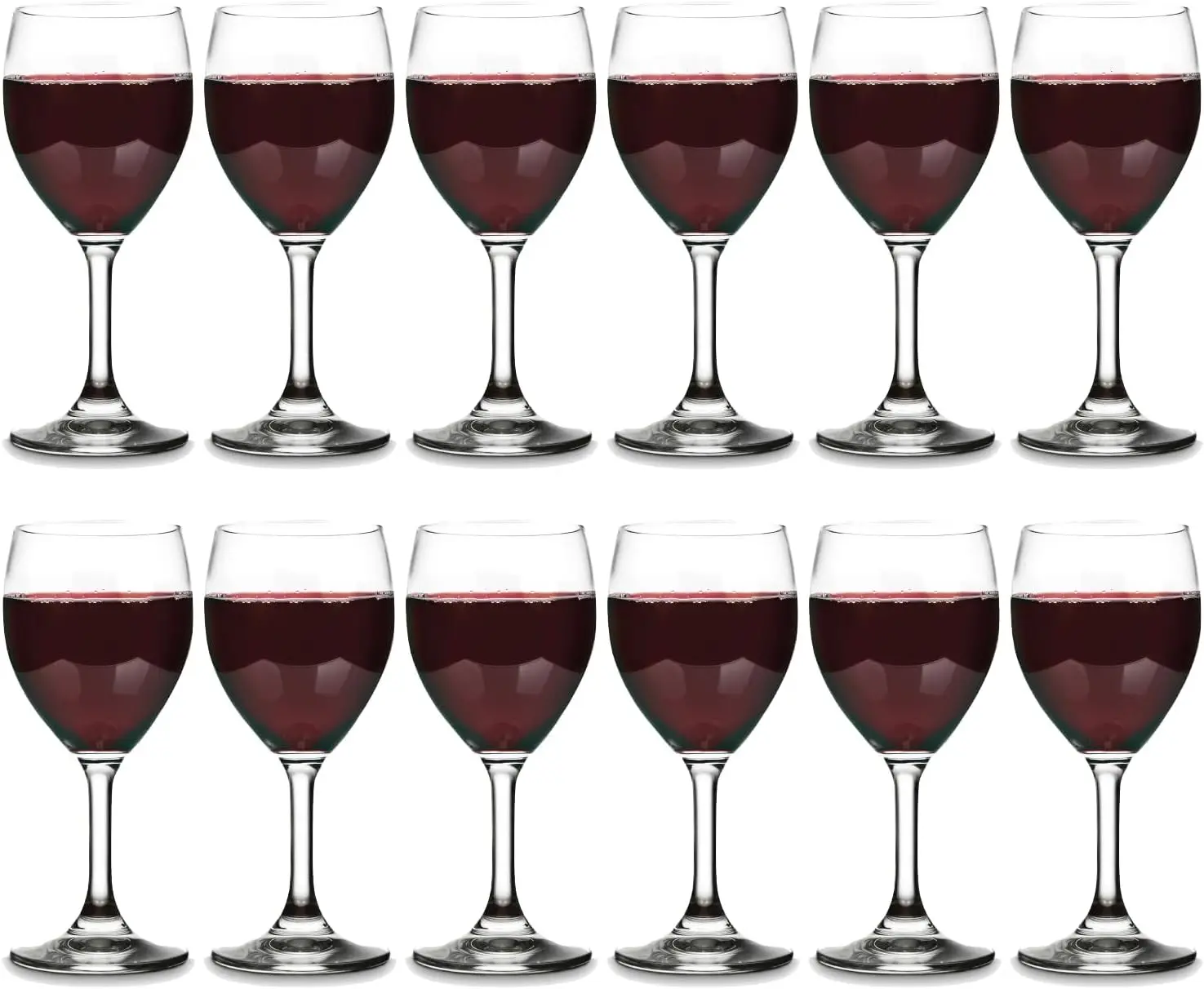 11.5 Oz Wine Glasses Set of 12, Stemmed Glasses for Red and White Wine, Thick & Durable
11.5 Oz Wine Glasses Set of 12, Stemmed Glasses for Red and White Wine, Thick & Durable