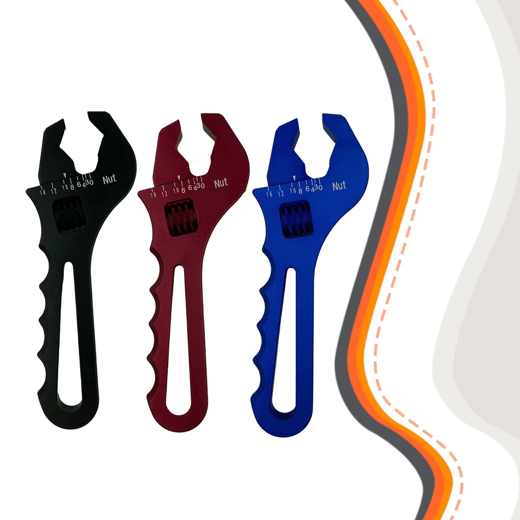 AN3-AN16 Adjustable Wrench Aluminum Alloy Car Truck Automobile Fuel Hose End Fitting Spanner Portable Hand Tool Red
AN3-AN16 Adjustable Wrench Aluminum Alloy Car Truck Automobile Fuel Hose End Fitting Spanner Portable Hand Tool Red
