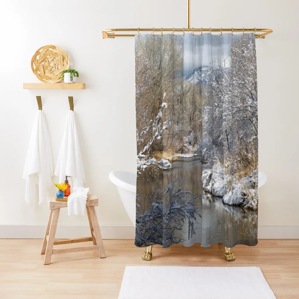 Winter mountain nature landscape scene with trees and snow Shower Curtain Modern Showers For Bathroom Shower Bathroom Curtain
Winter mountain nature landscape scene with trees and snow Shower Curtain Modern Showers For Bathroom Shower Bathroom Curtain