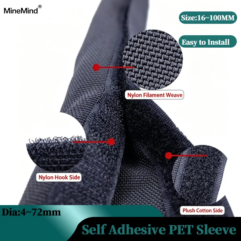 PET Self-adhesive Sleeve 16 20 25 30 40 50 60 70 80 90 100mm Nylon Braid Heat-resistant Sheath Harness Cable Wire Protect 1-10m
PET Self-adhesive Sleeve 16 20 25 30 40 50 60 70 80 90 100mm Nylon Braid Heat-resistant Sheath Harness Cable Wire Protect 1-10m