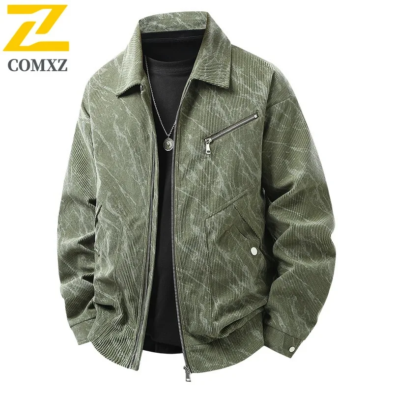 COMXZ Trendy Classic Jacket Corduroy Men Women Stand Collar Multi-Pocket Coat Fashion Streetwear Windproof for Outdoor 2025
COMXZ Trendy Classic Jacket Corduroy Men Women Stand Collar Multi-Pocket Coat Fashion Streetwear Windproof for Outdoor 2025