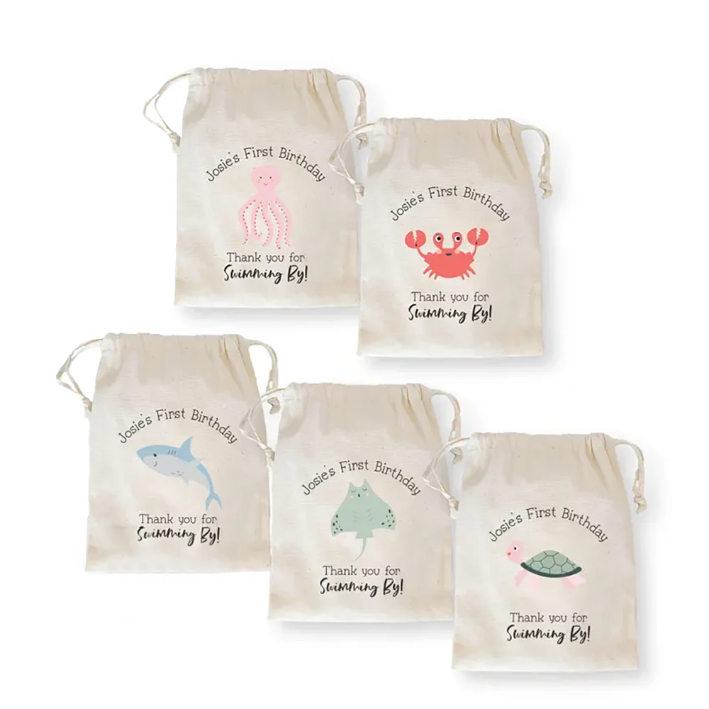Custom 5Pcs Ocean Theme Party Favor Bags Children Birthday Drawstring Gift Bag Baby Shower Welcome Gift Marine Biological Shark
Custom 5Pcs Ocean Theme Party Favor Bags Children Birthday Drawstring Gift Bag Baby Shower Welcome Gift Marine Biological Shark
