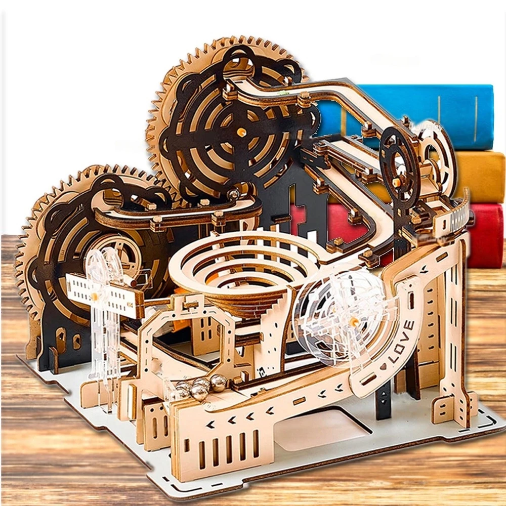 DIY Assemble 3D Деревянный пазл Marble Run Set - Механические модели для сборки для взрослых и детей - Развивающие игрушки и подарки STEAM
DIY Assemble 3D Деревянный пазл Marble Run Set - Механические модели для сборки для взрослых и детей - Развивающие игрушки и подарки STEAM