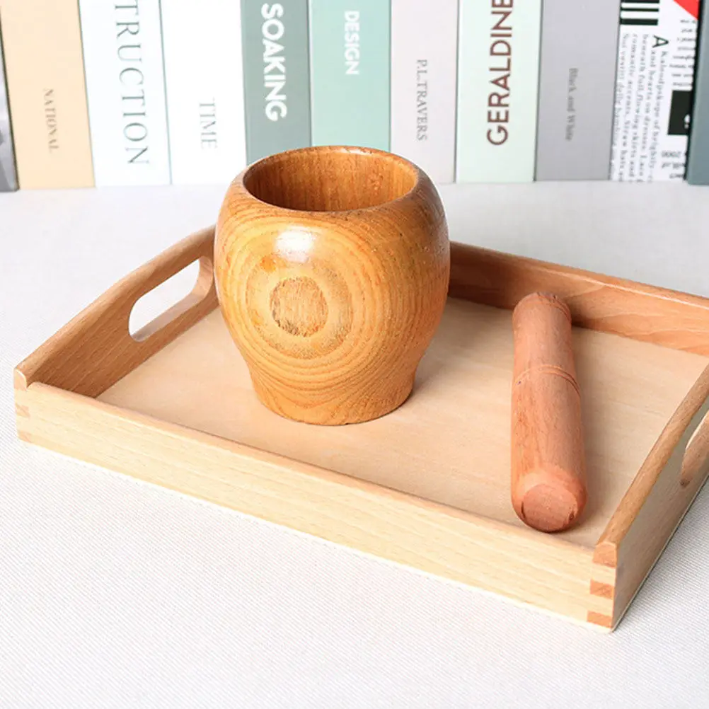 1Set Wooden Garlic Masher Pounding Device Natural Material Educational Kitchen Tool for Children's Hands on Brain Growth
1Set Wooden Garlic Masher Pounding Device Natural Material Educational Kitchen Tool for Children's Hands on Brain Growth