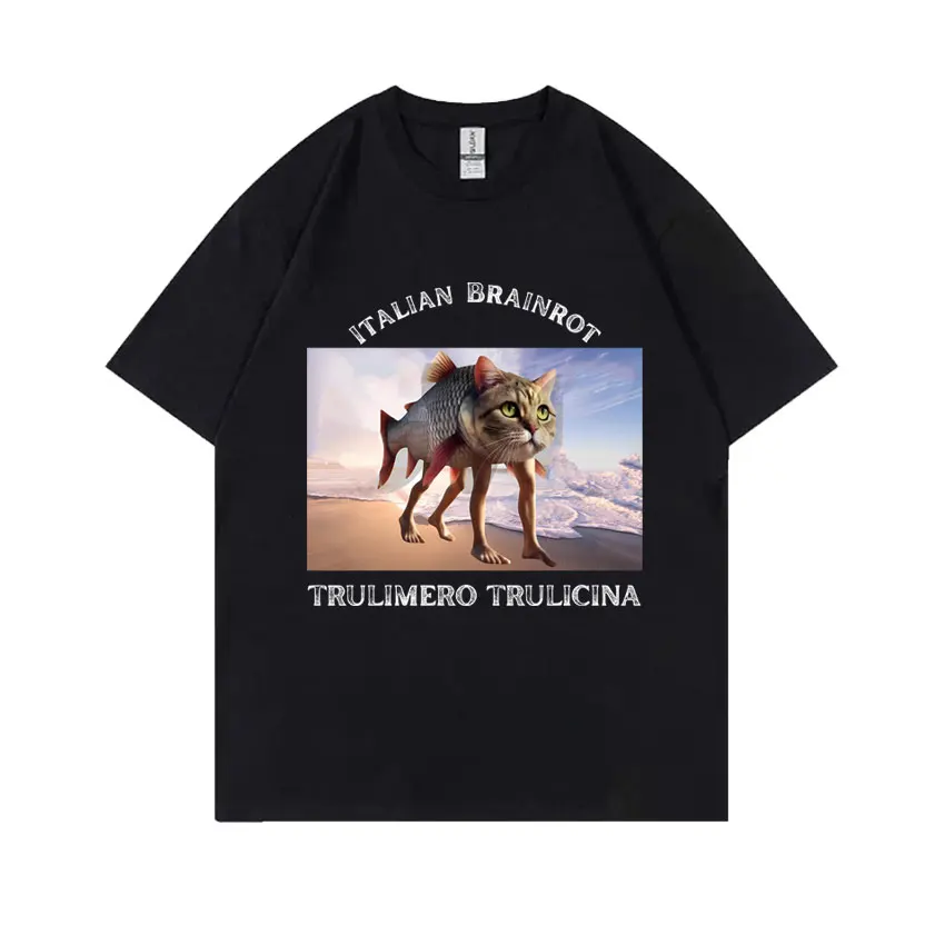 Italian Brainrot Trulimero Trulicina Funny Meme T-shirt Male Fashion Oversized Streetwear Men Women Casual Joke Humor T Shirts
Italian Brainrot Trulimero Trulicina Funny Meme T-shirt Male Fashion Oversized Streetwear Men Women Casual Joke Humor T Shirts