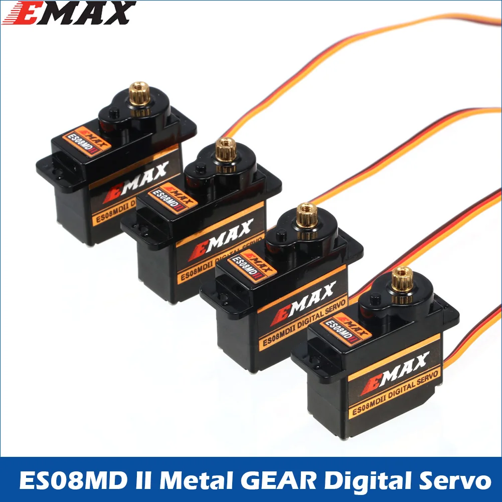 2/4/10pcs EMAX ES08MD II Metal GEAR Digital Servo up SG90 ES08A ES08MA MG90S TREX 450 Helicopter Airplane Rc Robot
2/4/10pcs EMAX ES08MD II Metal GEAR Digital Servo up SG90 ES08A ES08MA MG90S TREX 450 Helicopter Airplane Rc Robot