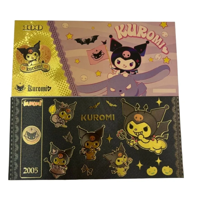 New Sanrio Kuromi Cinnamoroll Gold Foil Paper Anime Action Figure Collectible Anime Merchandise Decoration Gift for Cartoon Fans
New Sanrio Kuromi Cinnamoroll Gold Foil Paper Anime Action Figure Collectible Anime Merchandise Decoration Gift for Cartoon Fans