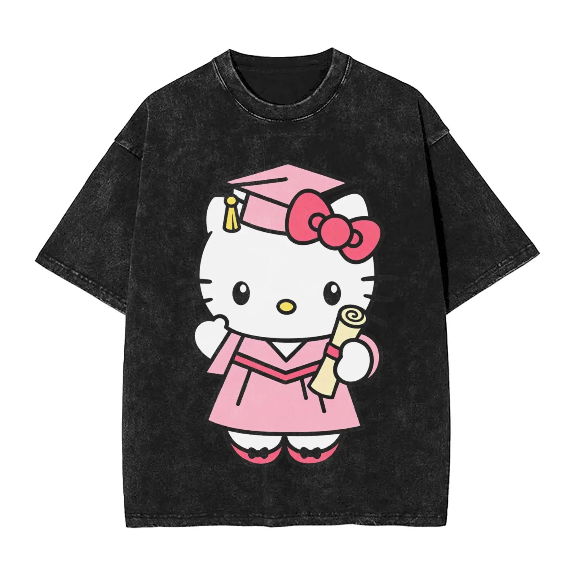 Футболка Hello Kitty Bachelor Hat, модные крутые футболки с коротким рукавом, футболка в стиле ретро Y2K, летняя повседневная одежда с круглым вырезом, одежда больших размеров
Футболка Hello Kitty Bachelor Hat, модные крутые футболки с коротким рукавом, футболка в стиле ретро Y2K, летняя повседневная одежда с круглым вырезом, одежда больших размеров