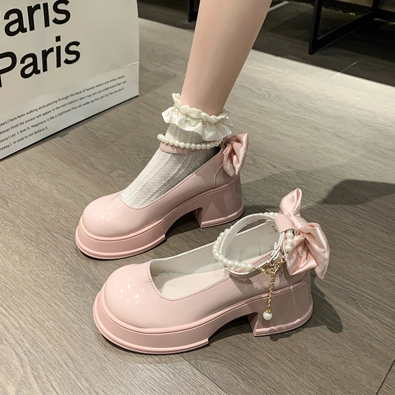 Spring/Summer High Heels with Skirts High Heels Pearl Buckles Mary Jane Business Women's Shoes Banquet Casual Shoes for Women
Spring/Summer High Heels with Skirts High Heels Pearl Buckles Mary Jane Business Women's Shoes Banquet Casual Shoes for Women