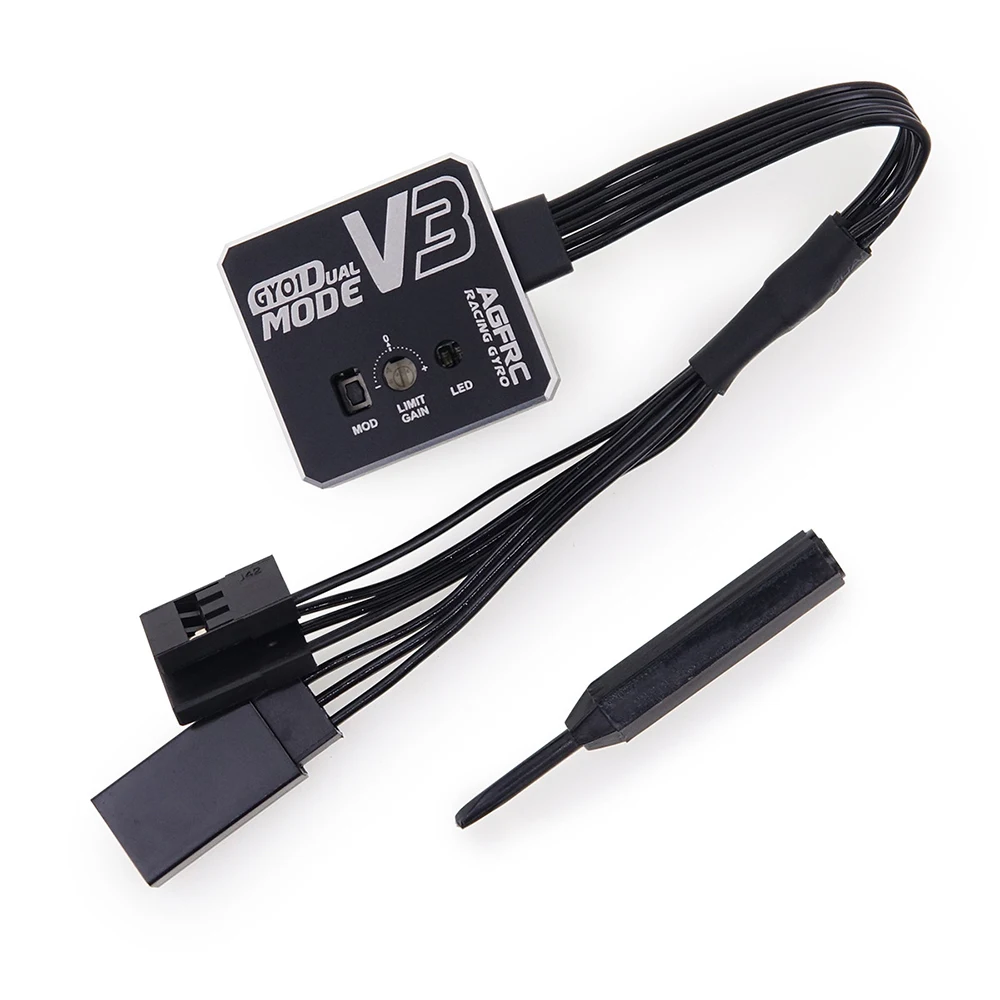 AGFRC GY01 V3 High Voltage Stable Dual Gain Aluminum Case EPA Feature Drift Tuned Racing RC Gyro For RC Drifting Car Boat
AGFRC GY01 V3 High Voltage Stable Dual Gain Aluminum Case EPA Feature Drift Tuned Racing RC Gyro For RC Drifting Car Boat