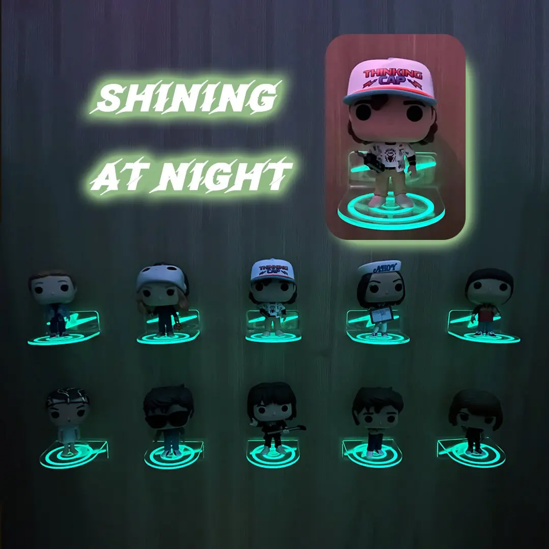 10 упаковок прозрачных акриловых плавающих полок для фигурок Funko Pop, настенные мини-подвесные витрины, которые светятся в ночное время
10 упаковок прозрачных акриловых плавающих полок для фигурок Funko Pop, настенные мини-подвесные витрины, которые светятся в ночное время